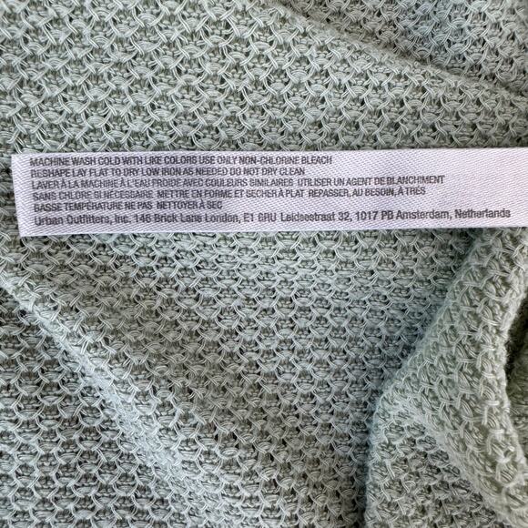 Urban Outfitters Out From Under Light Green Waffle Knit Long Sleeve Henley Top-S - Picture 10 of 10